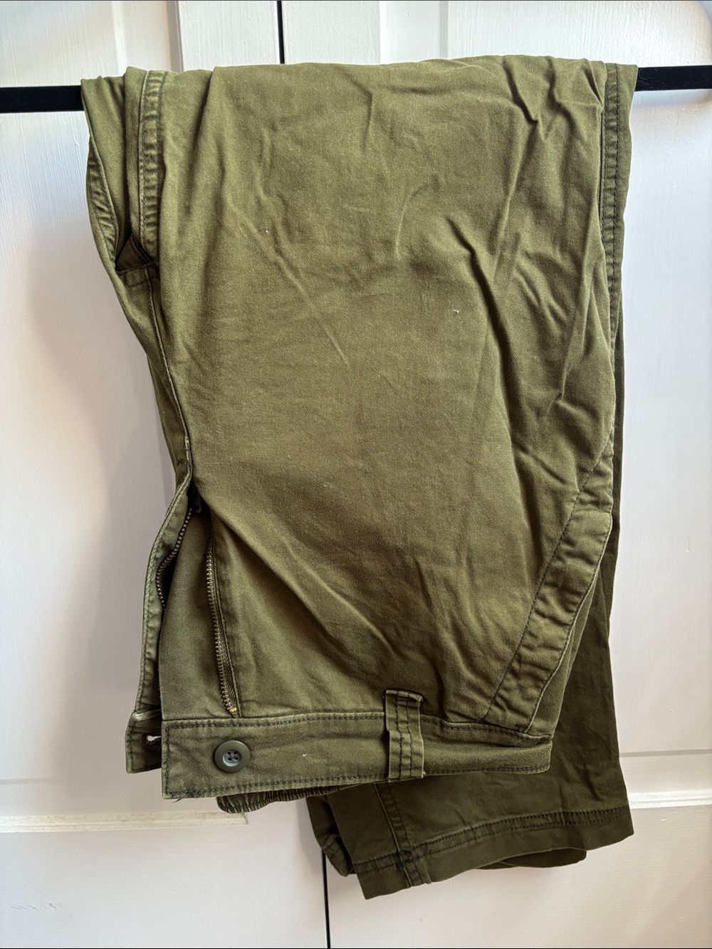 Old Navy Green High Rise Chino